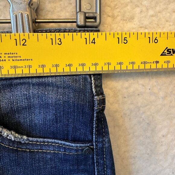 KUT from the KLOTH SHORTS Jeans Womens 0 Gidget Fray Denim 4” Inseam - Picture 16 of 16